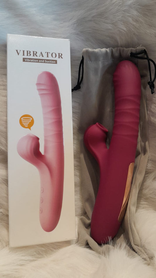 Clit Sucking Rabbit Vibrator 9.65"