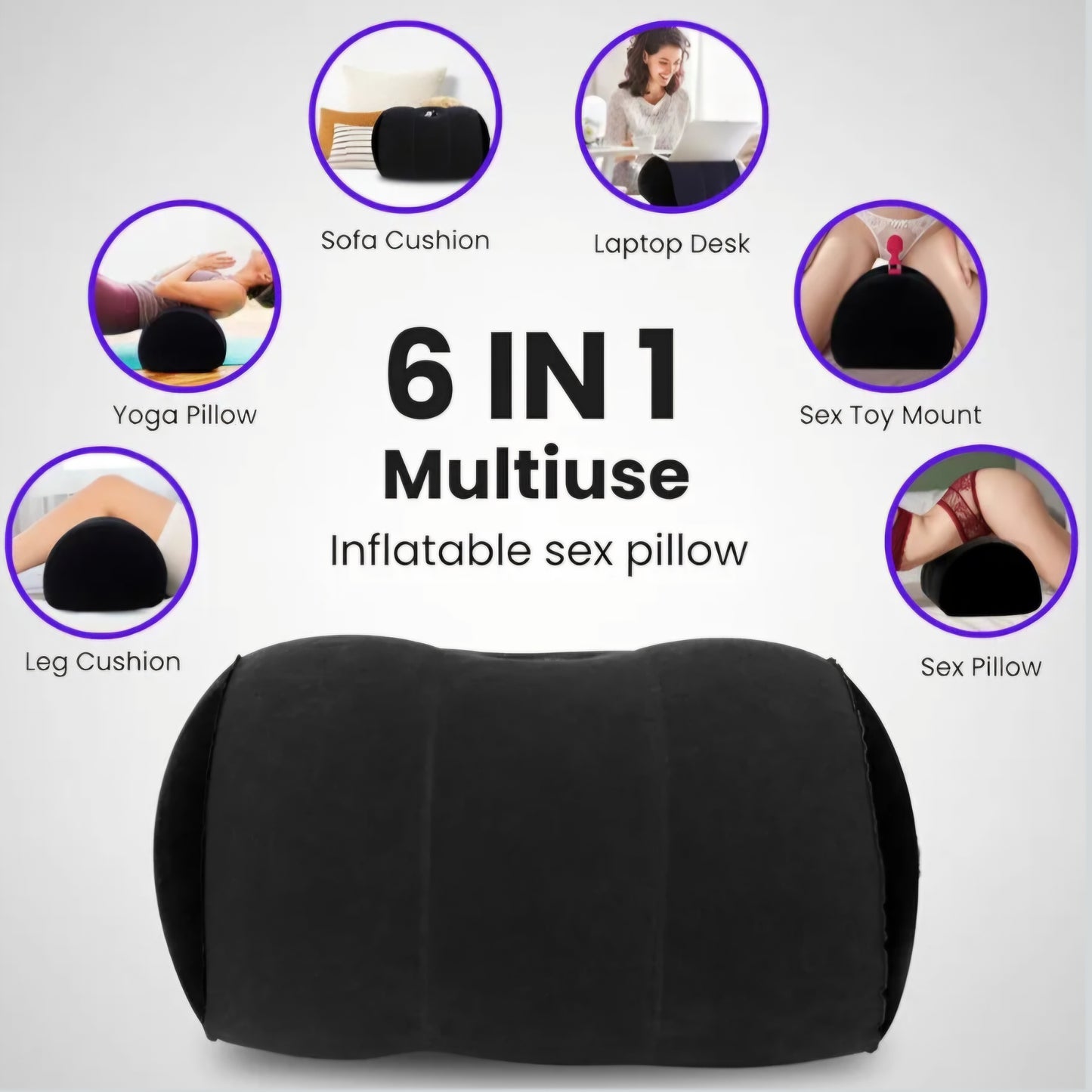 Dildo Mount Inflatable Sex Position Pillow for Adults Sex Furniture Sex Toys for Women Dildo Chair Sex Toy Mount Couples Women