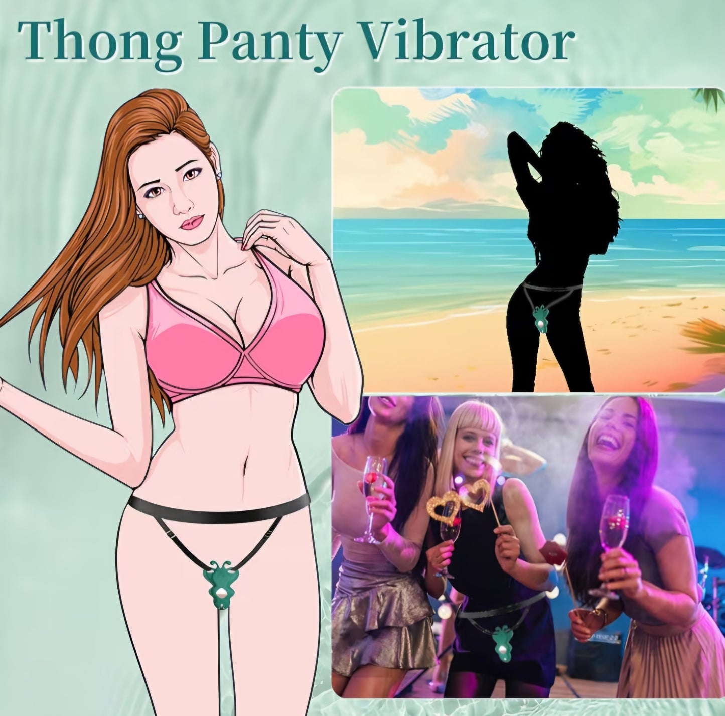 Vibrators Sex Toys Wearable Vibrator - App Remote Control Vibrator with 9 * 9 Vibration Modes, Adult Toys Mini Panty Clitoral Vibrators for Travel, Adult Sex Toys & Games for Women Play