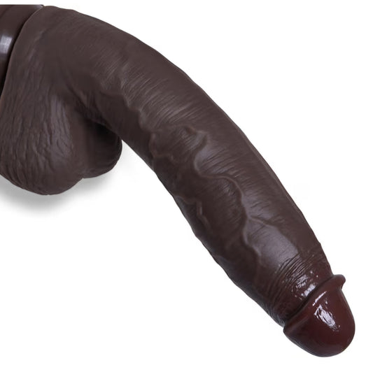 11 Inch Big Black Long Lifelike Dildo, Realistic Silicone Huge Thick Dildos with Powerful Suction Cup, Giant Dildo for G Spot and Anal Play, Adult Sex Toys for Men Women Couples