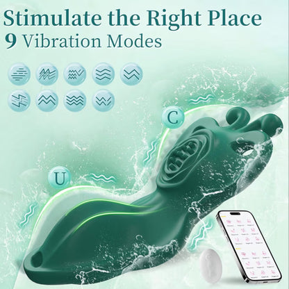 Vibrators Sex Toys Wearable Vibrator - App Remote Control Vibrator with 9 * 9 Vibration Modes, Adult Toys Mini Panty Clitoral Vibrators for Travel, Adult Sex Toys & Games for Women Play