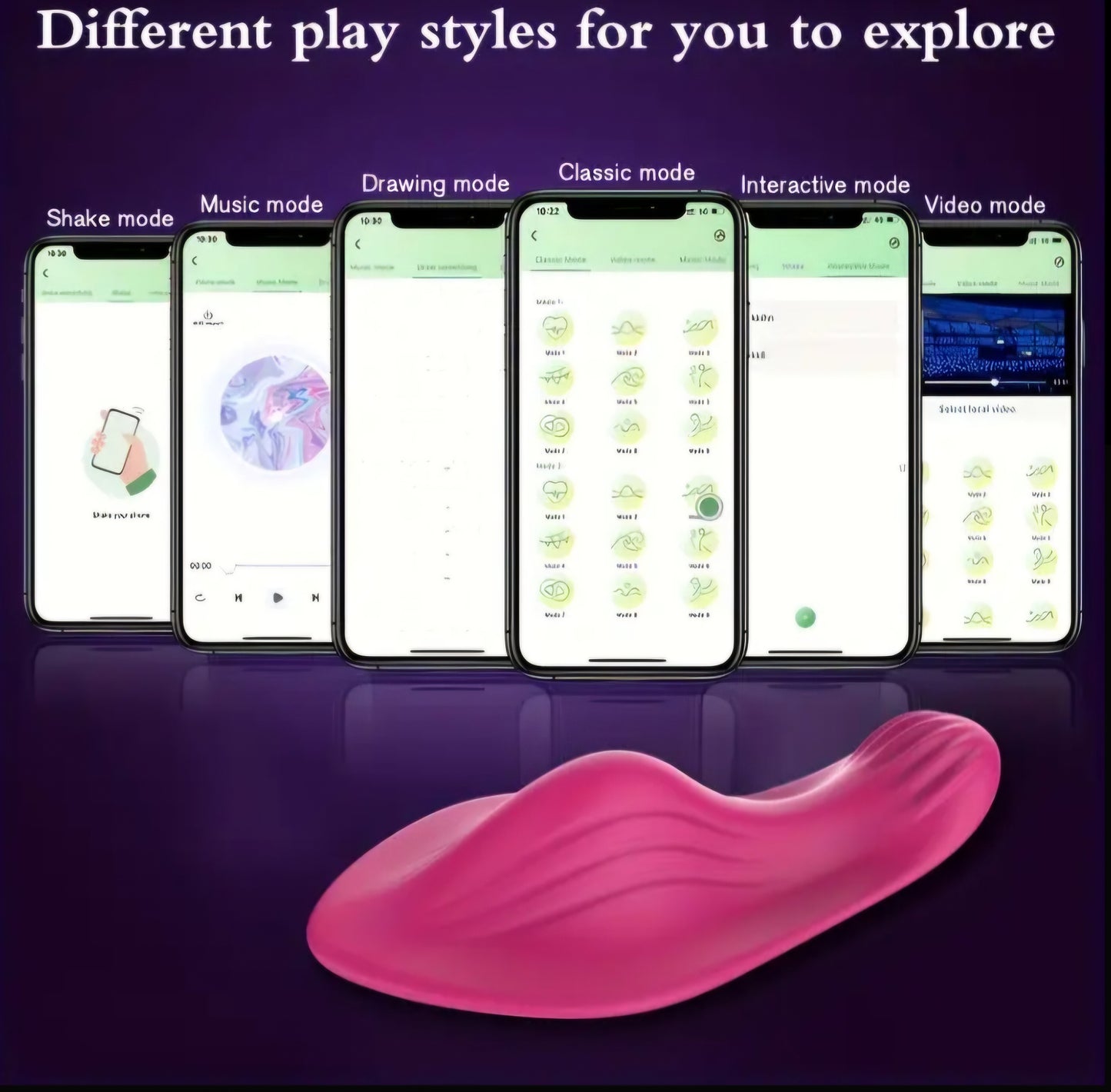 App Controlled Wearable Vibrator/Panty Vibrator (Opp Bag)