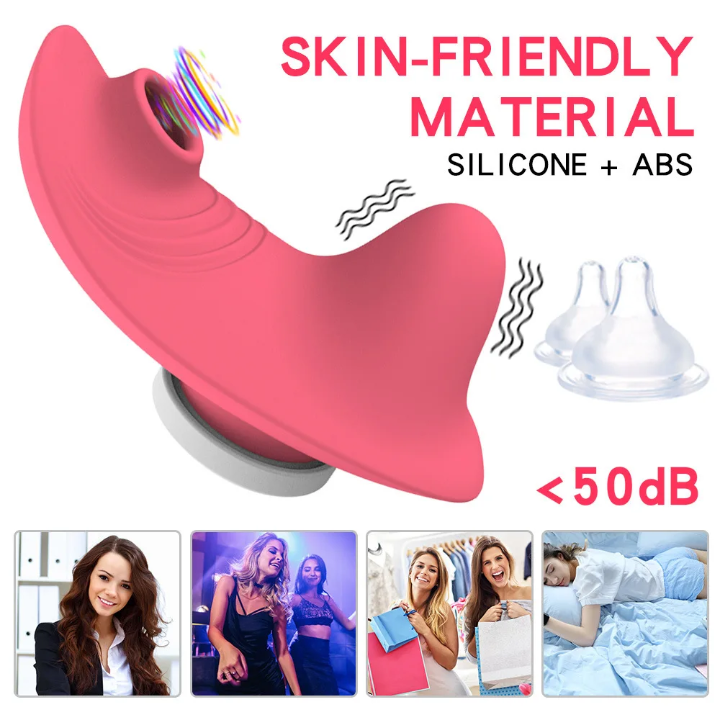 Jump Jump Sister Vibrating and Sucking Panty Wearable Tpy for Female Women Public Wear/Play