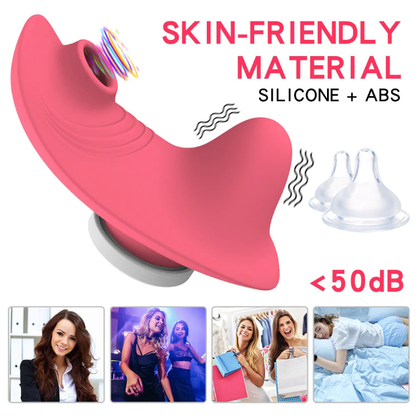 Jump Jump Sister Vibrating and Sucking Panty Wearable Tpy for Female Women Public Wear/Play