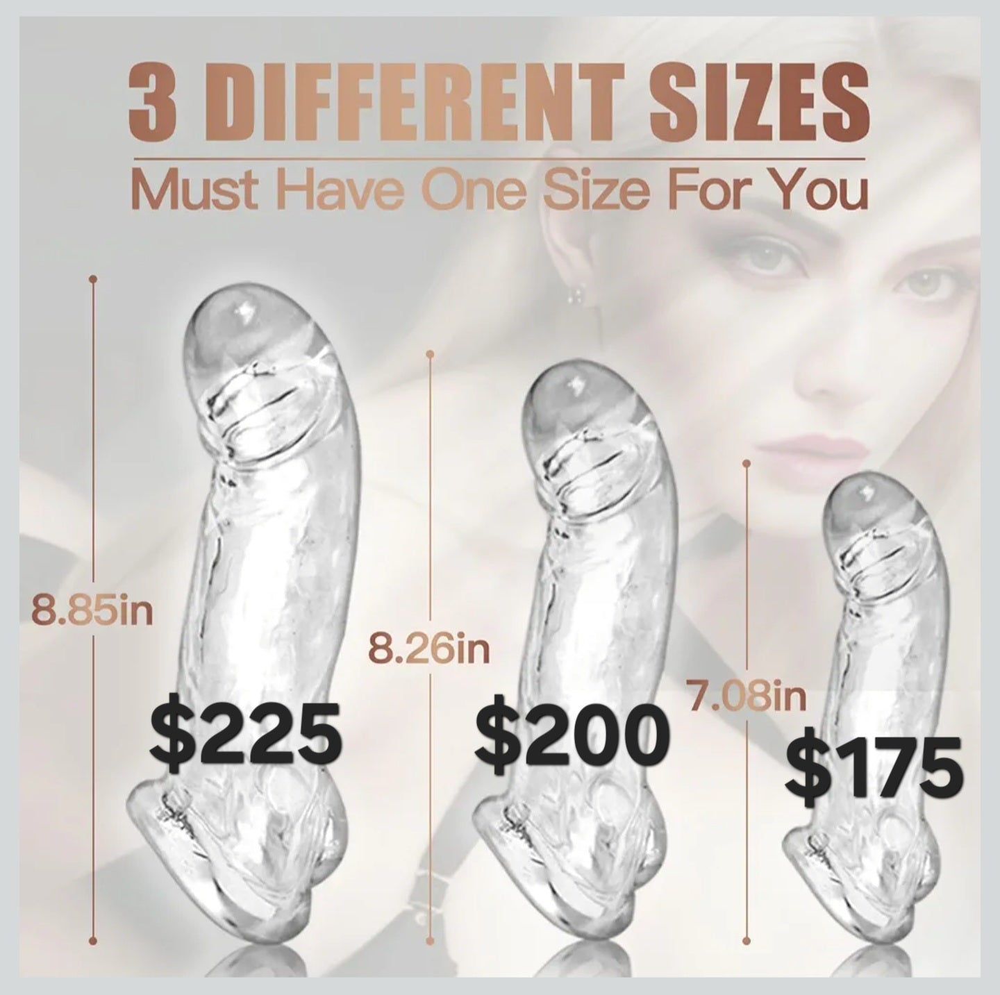 M Reusable Penis Sleeves Set - Silicone Penis Extender with Strap, Odorless Cock Sleeve for Enlargement, Delay Ejaculation & Enhanced Pleasure, Male Sex Toys (Sold Separately)