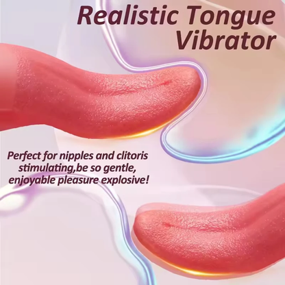 Realistic Tongue Licking Vibrator – 10 Frequencies of Targeted Pleasure