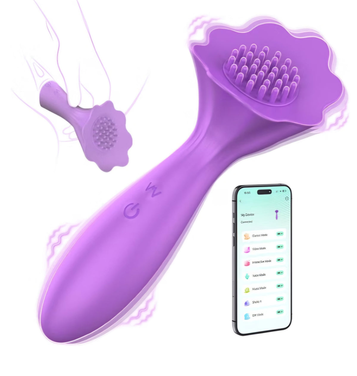 App Controlled Adult Clitoral Vibrator, Couple's Vibrator, G-spot Vibrating Massager, 10 Vibration Modes, Stimulates the Female Clitoris and Nipples, a Couple's Sex Toy, Adult Sex Toy and Game.