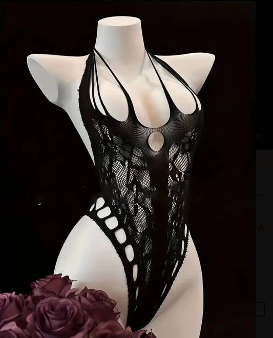 Sexy Jacquard Corsetry Lingerie - One Size