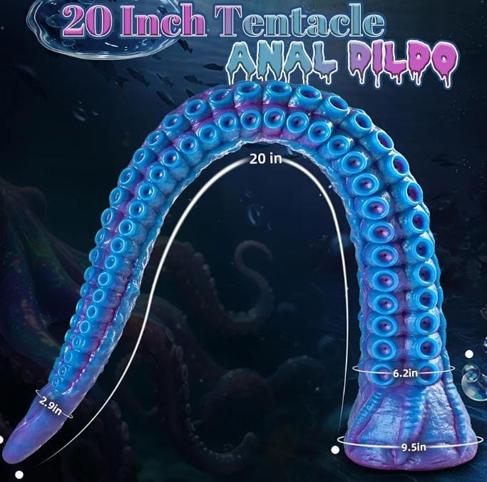 20'' Monster Tentacle Dildo, Anal Sex Toys for G Spot & P Spot Stimulation
Realistic Dildo Silicone Octopus Dildo Fantasy Dildos Anal Butt Plug Prostate Massager Adult Sex Toy for Gay Men & Women