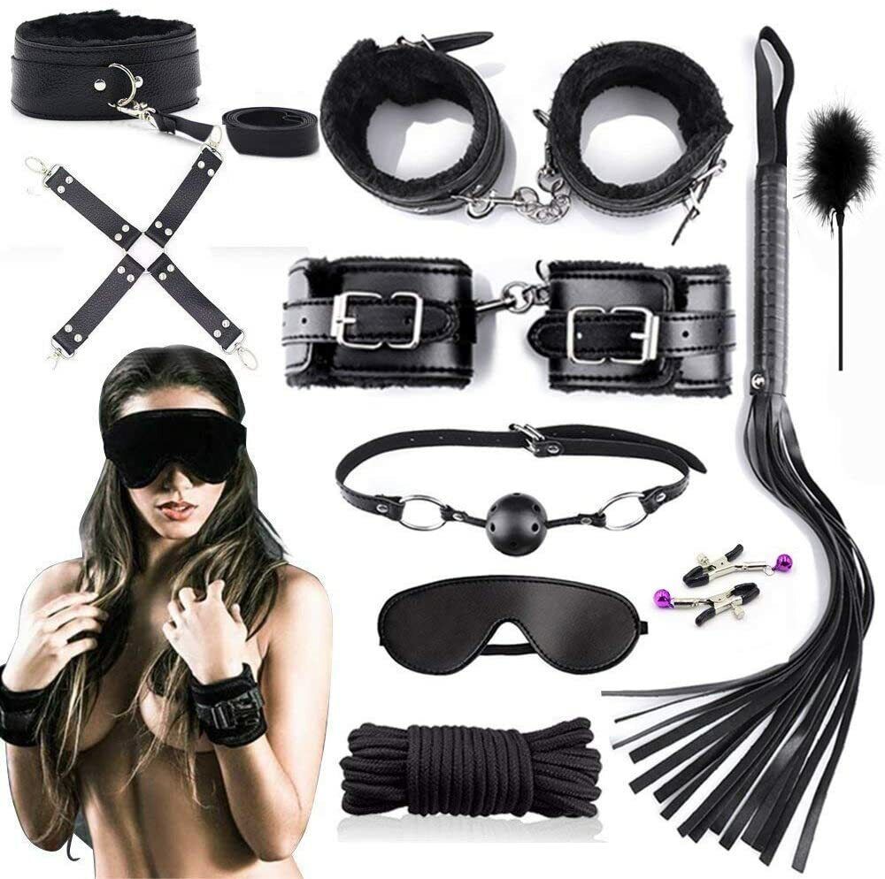 10 Piece Bondage S&M Set